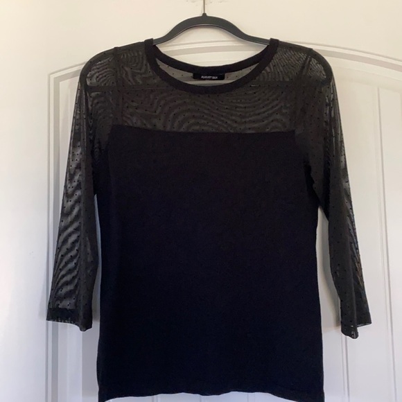 August Silk Rayon Blend Sweater Small - Picture 1 of 6